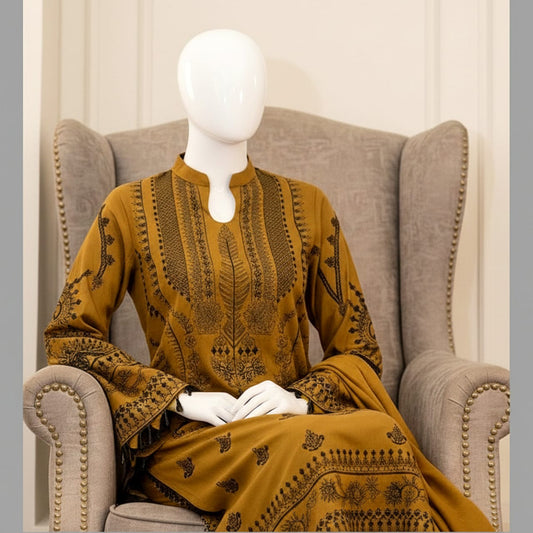 Unstitched Embroidered Premium Lawn 3PC AF900