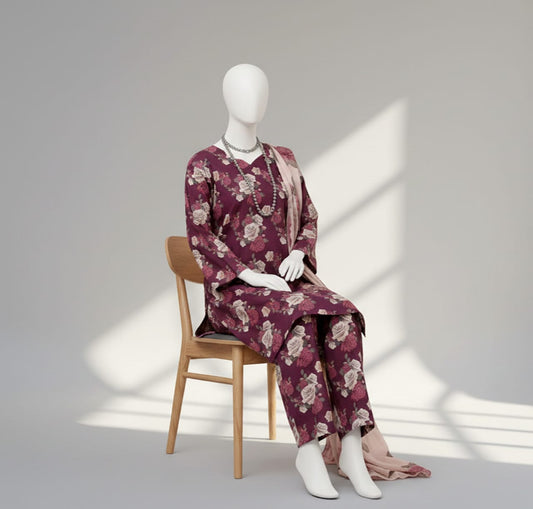 Premium Quality Lawn Digital printed 3PC SUIT AP-114