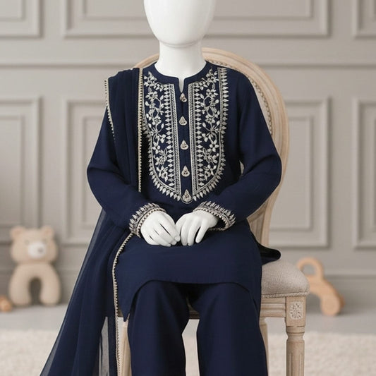 Lawn Eid collection 3pc kids code AC509 - Abeeha Fabric