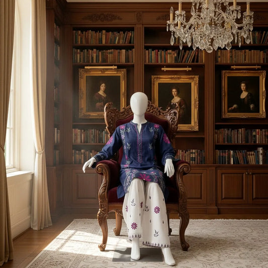 2 Piece Unstitched Embroidered Lawn 2026 AF13204