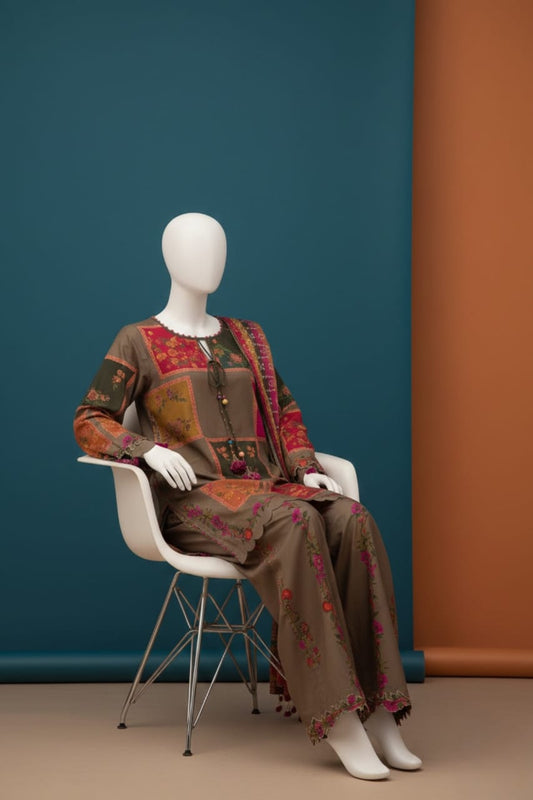 Premium Quality Lawn Digital printed 3PC SUIT AP-115