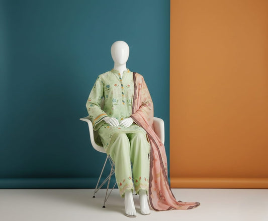 Premium Quality Lawn Digital printed 3PC SUIT AP-116