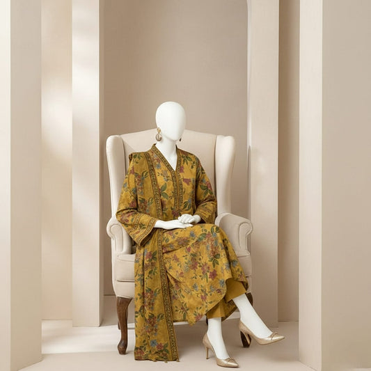 Premium 3PC Digital Summer Lawn 2026 | AF-1054