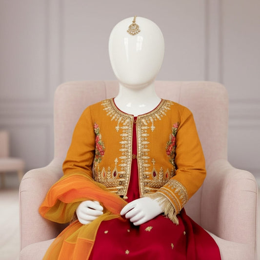 Lawn Eid collection 3pc kids code AC503 - Abeeha Fabric