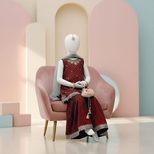 Lawn Eid collection 3pc kids code AC504 - Abeeha Fabric