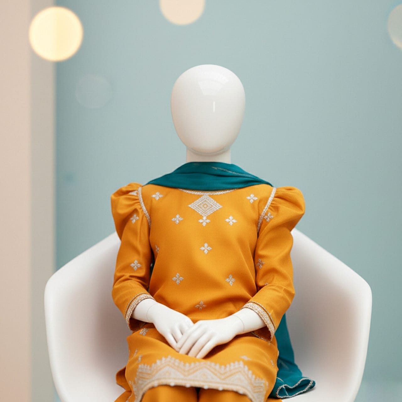 Lawn Eid collection 3pc kids code AC506 - Abeeha Fabric