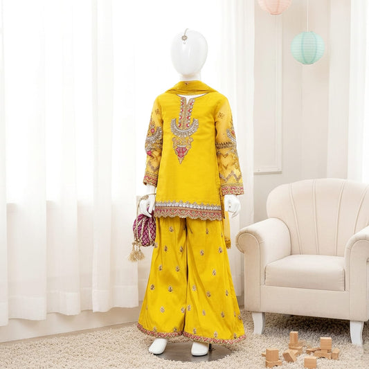 Lawn Eid collection 3pc kids code AC508 - Abeeha Fabric