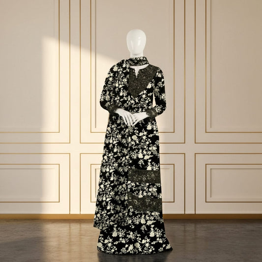 luxury embroidered print 3PC SUIT FC752 - Abeeha Fabric