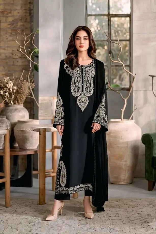 Mirana by Abeeha Premium 3PC Embroidered Summer Lawn 2026 | AF-2603 - Abeeha Fabric