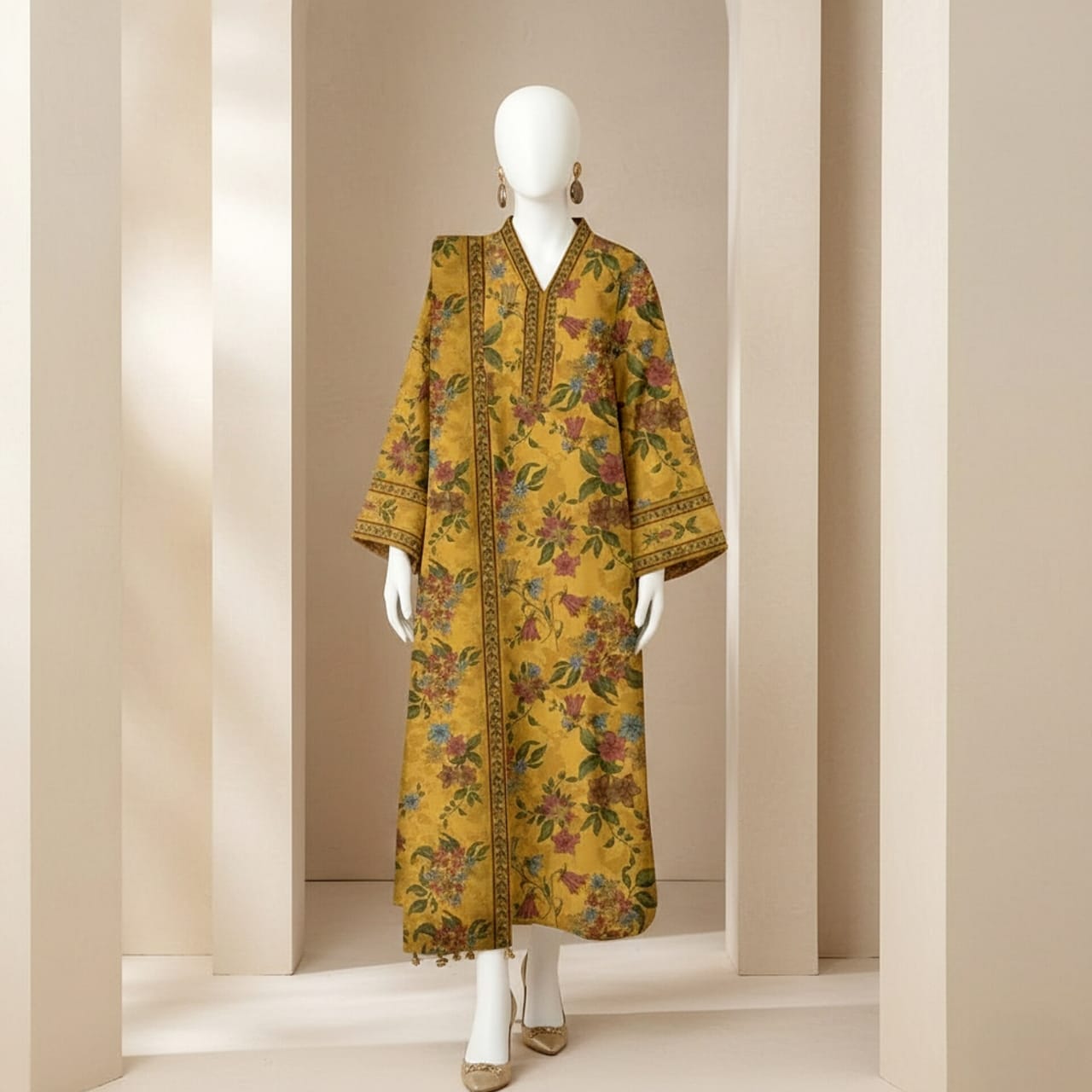 Premium 3PC Digital Summer Lawn 2026 | AF - 1054 - Abeeha Fabric