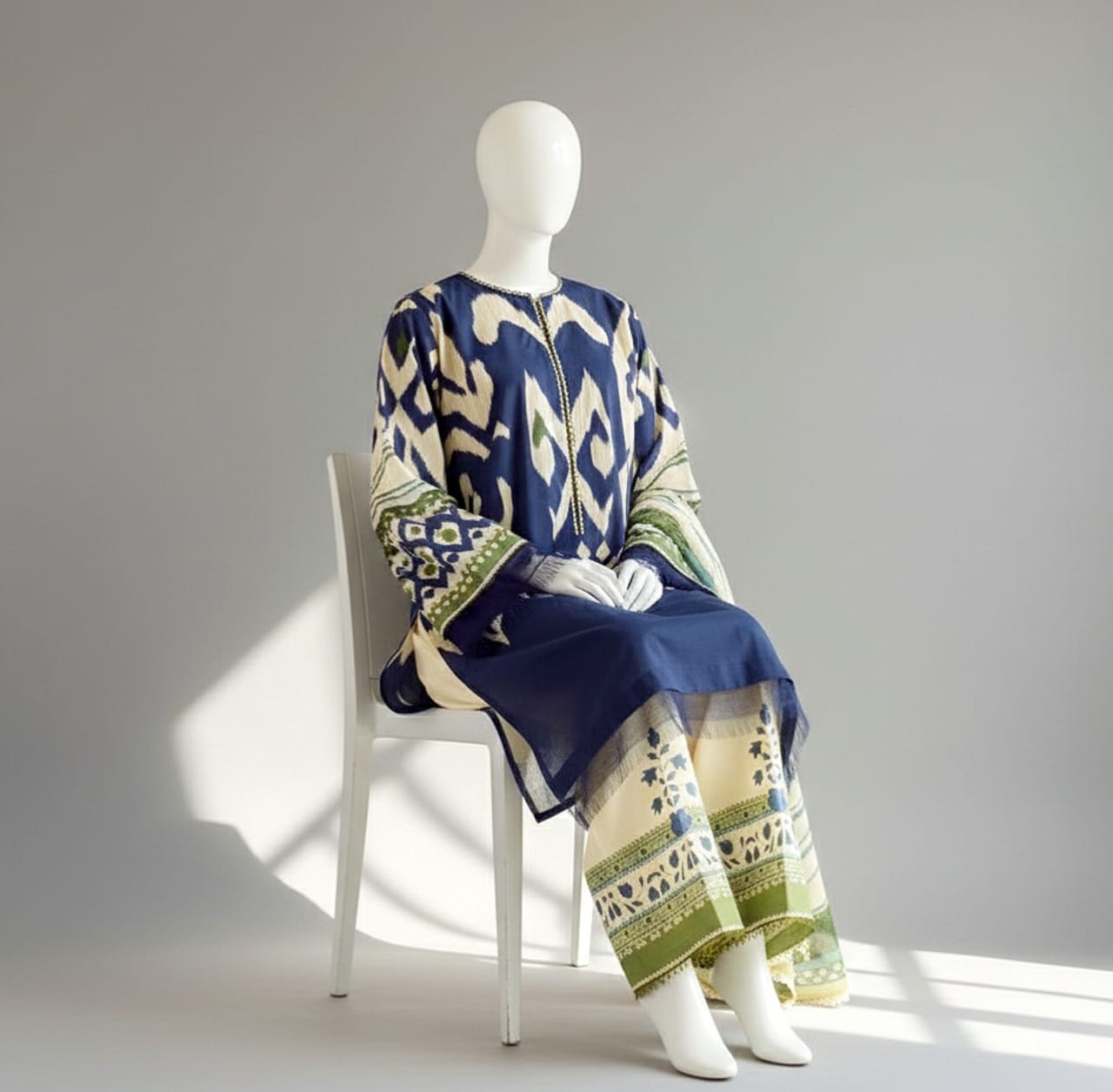 Premium Quality Lawn Digital printed 3PC SUIT AP - 106 - Abeeha Fabric