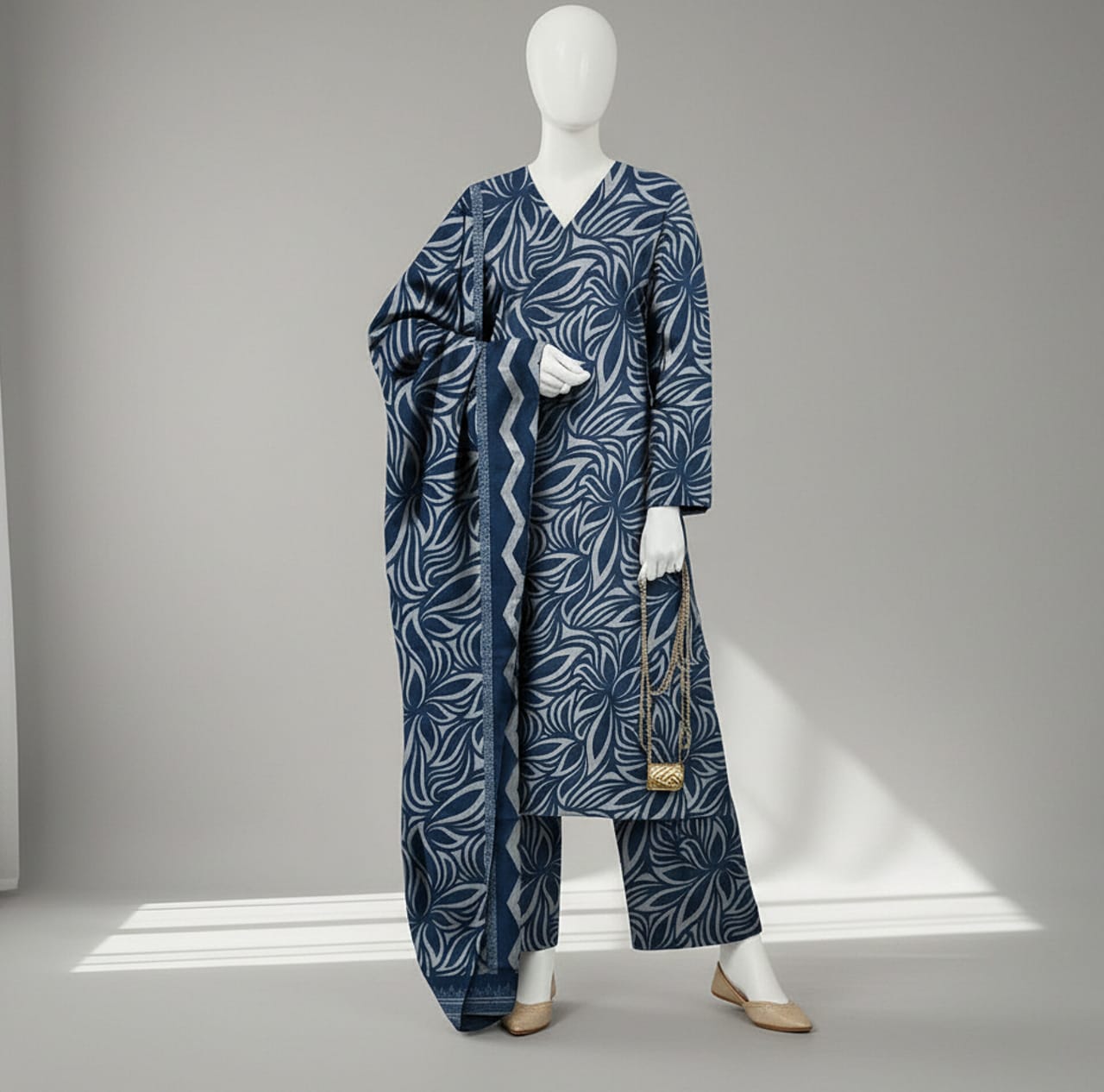 Premium Quality Lawn Digital printed 3PC SUIT AP - 115 - Abeeha Fabric